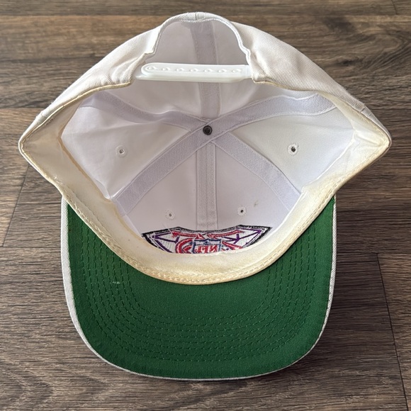 Vintage NFL Super Bowl 75 Philadelphia Eagles diamond White SnapBack OS Rare - Picture 5 of 8